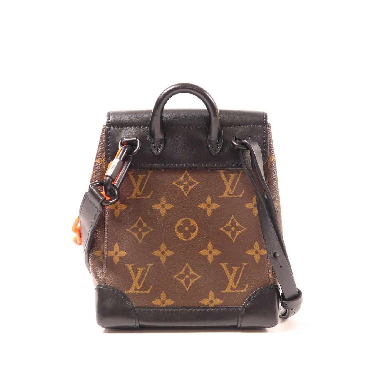 LOUIS VUITTON Steamer M80327 肩背包 塗層帆布 棕色 / 黑色 / Brown/Black 塗層帆布 中古品A - 縮圖 2