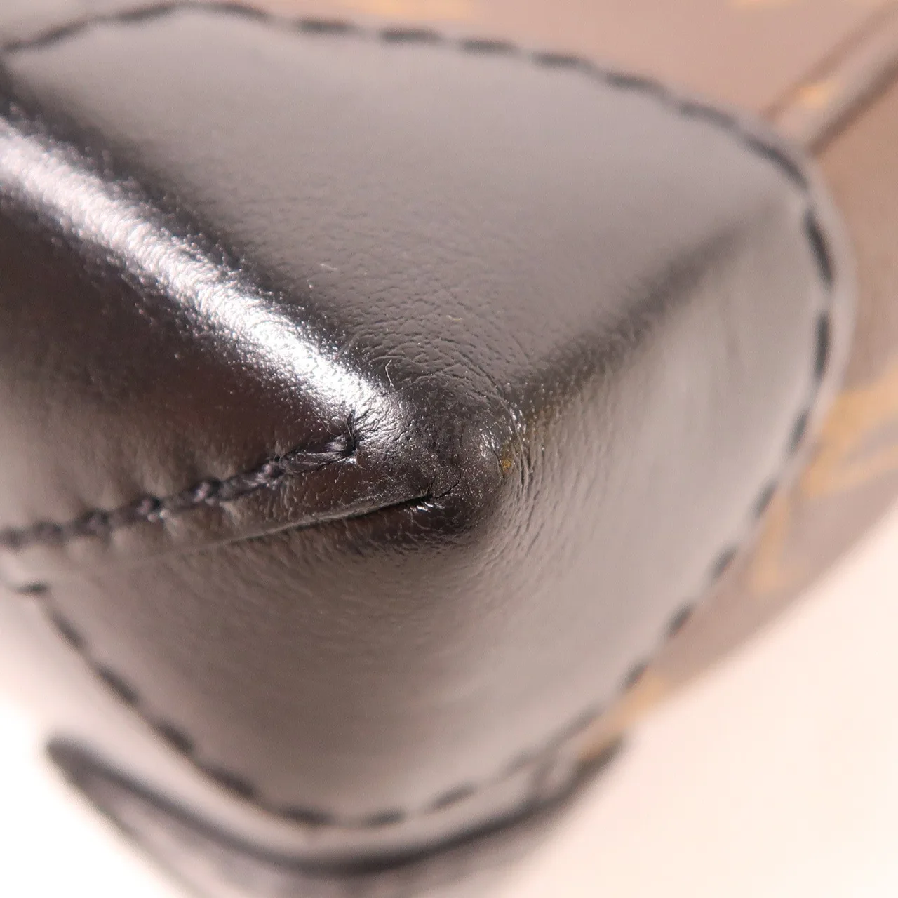 LOUIS VUITTON Steamer M80327 肩背包 塗層帆布 棕色 / 黑色 / Brown/Black 塗層帆布 中古品A - 縮圖 8