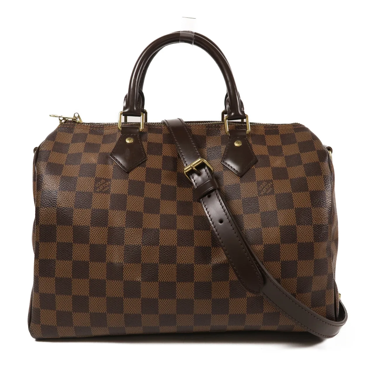 LOUIS VUITTON Speedy Bandouliere N41367 兩用包 塗層帆布 棕色 / Brown