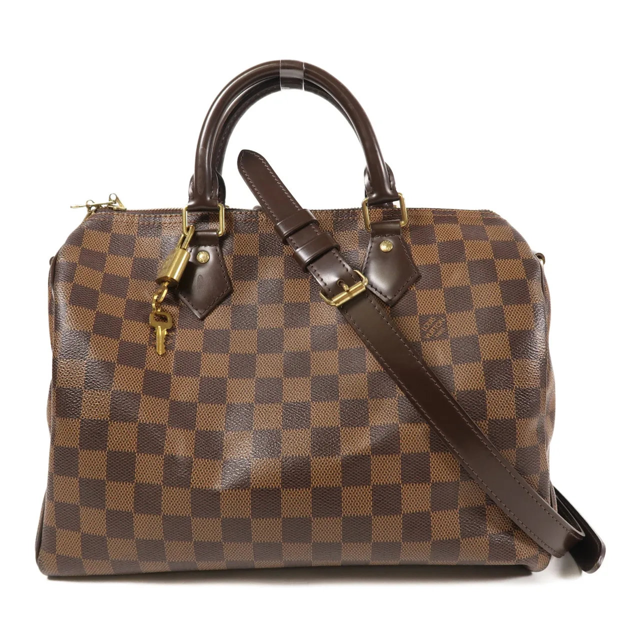 LOUIS VUITTON Speedy Bandouliere N41367 兩用包 塗層帆布 棕色 / Brown 塗層帆布 中古品A - 縮圖 2