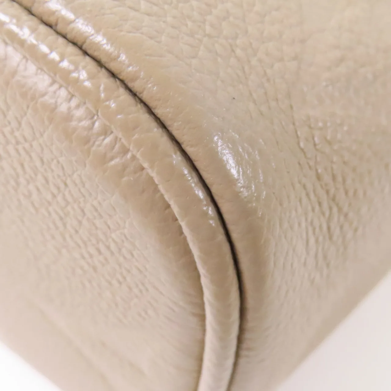 LOUIS VUITTON Vanity M45608 兩用包 牛皮 米色 / Milk Tea 牛皮 中古品A - 縮圖 6