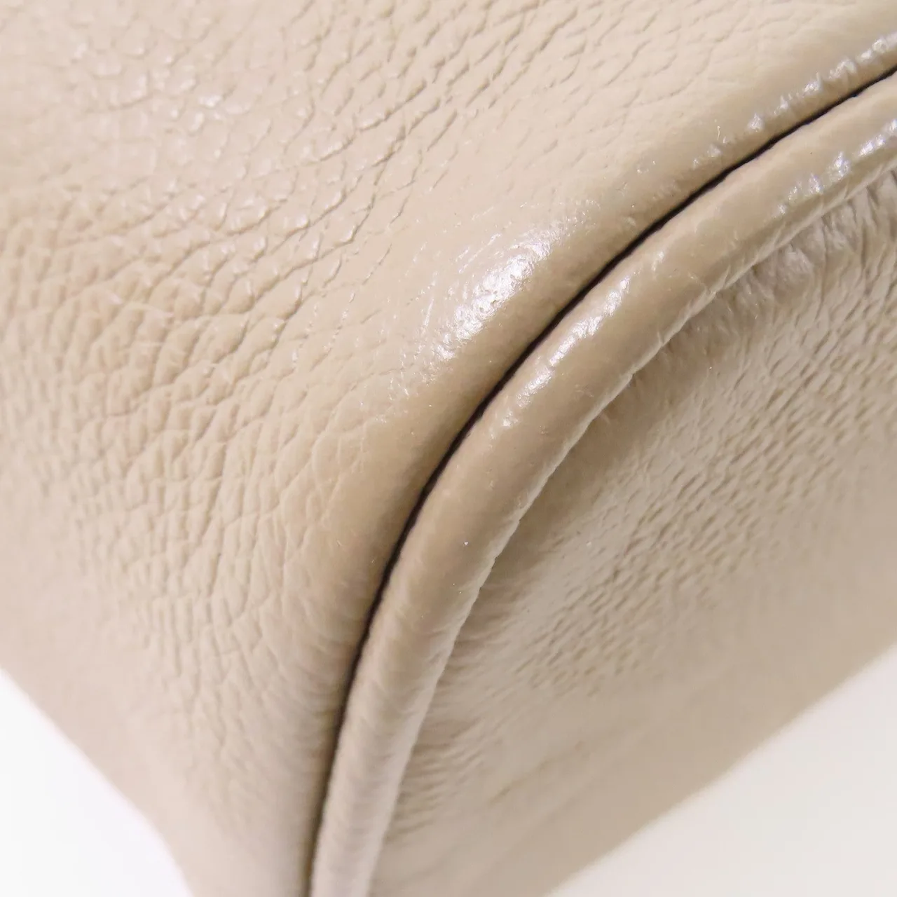 LOUIS VUITTON Vanity M45608 兩用包 牛皮 米色 / Milk Tea 牛皮 中古品A - 縮圖 7