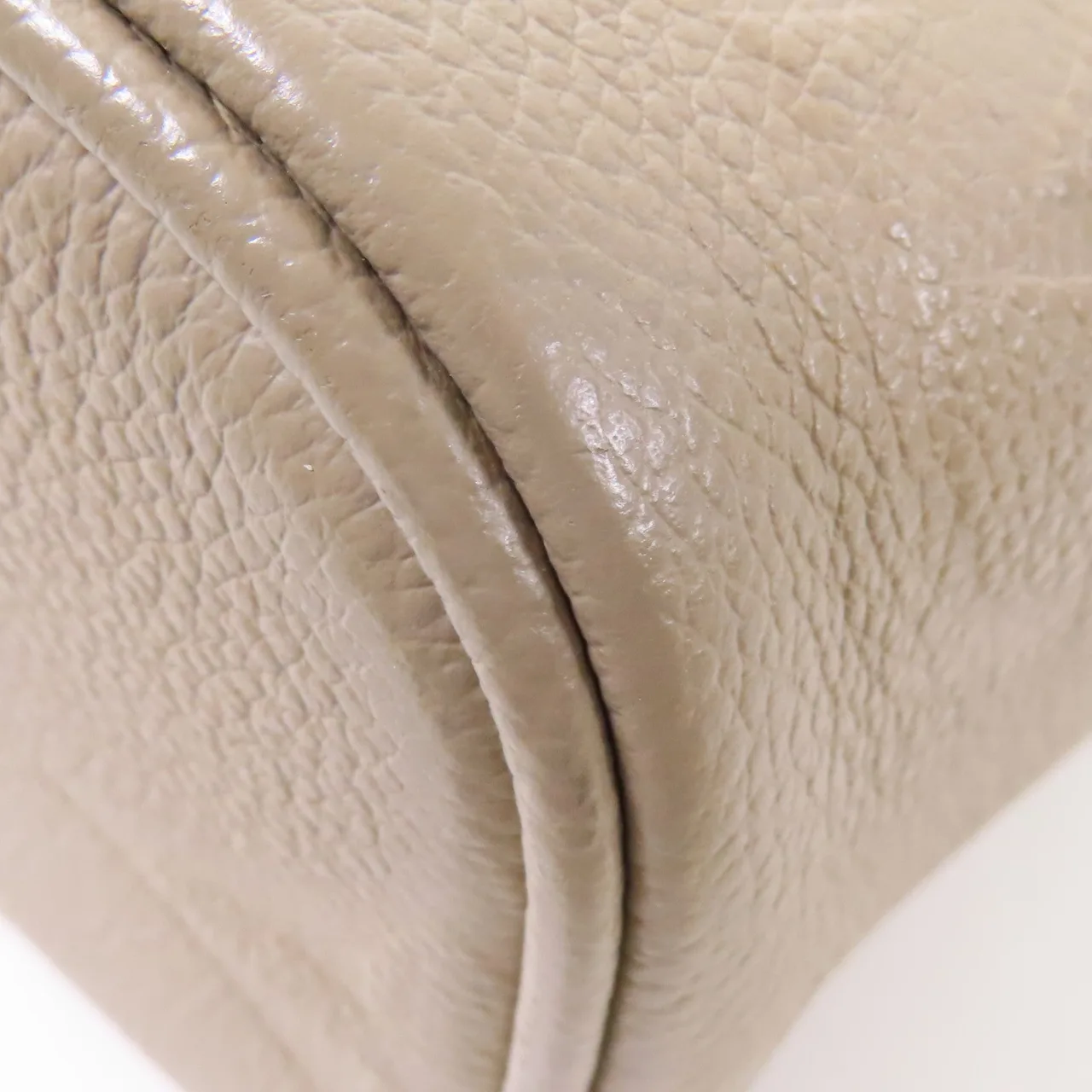 LOUIS VUITTON Vanity M45608 兩用包 牛皮 米色 / Milk Tea 牛皮 中古品A - 縮圖 8