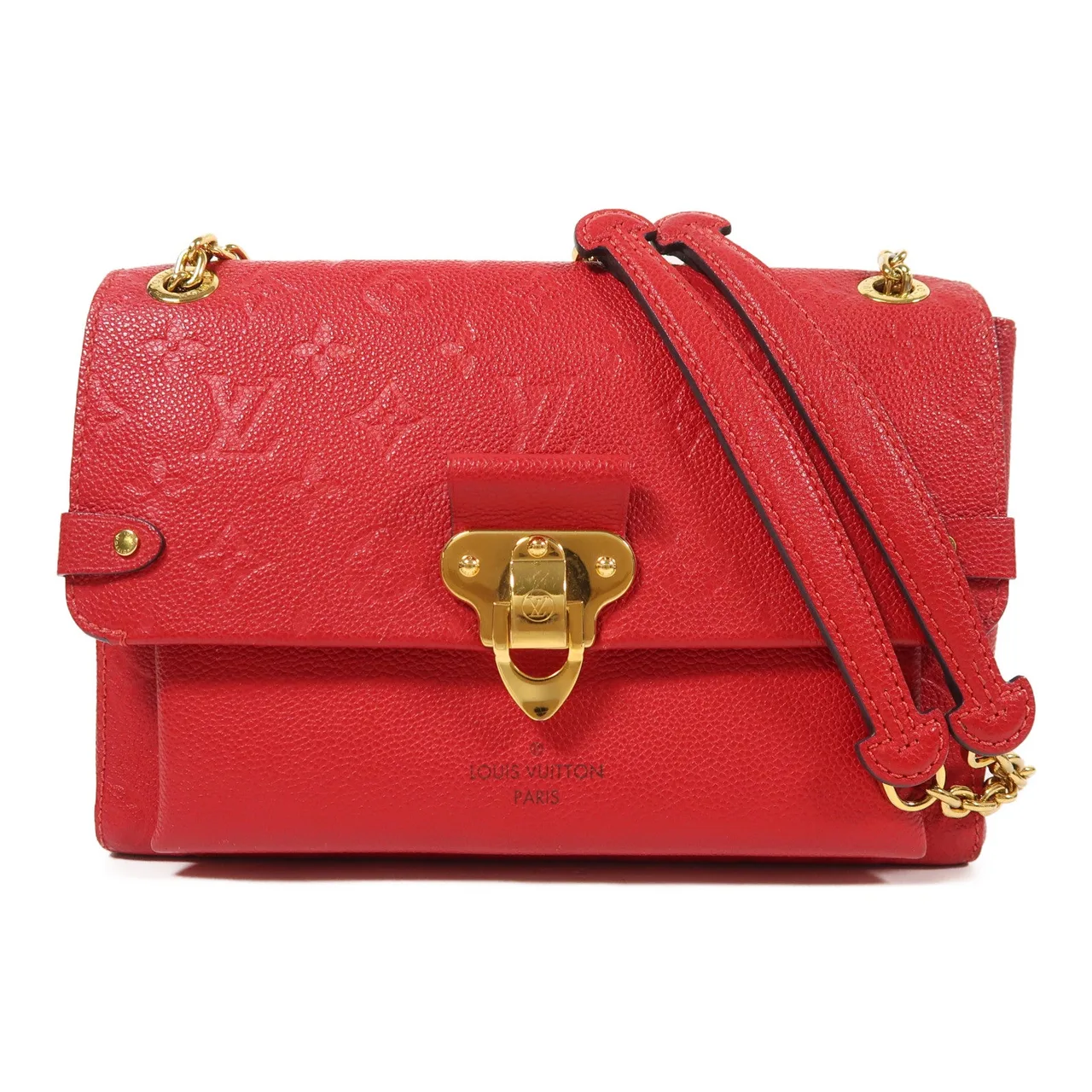 LOUIS VUITTON Vavin M44554 Shoulder Bag Calfskin 紅色 / Red