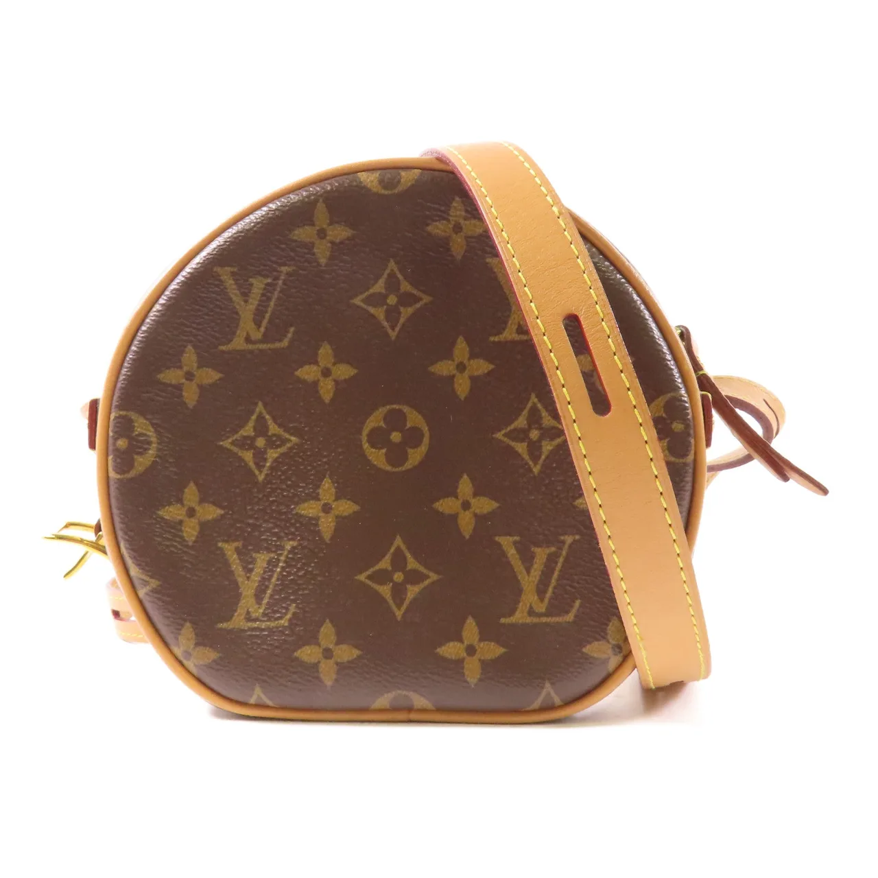 LOUIS VUITTON Boite Chapeau Souple M45578 Shoulder Bag Coated Canvas 棕色 / Brown