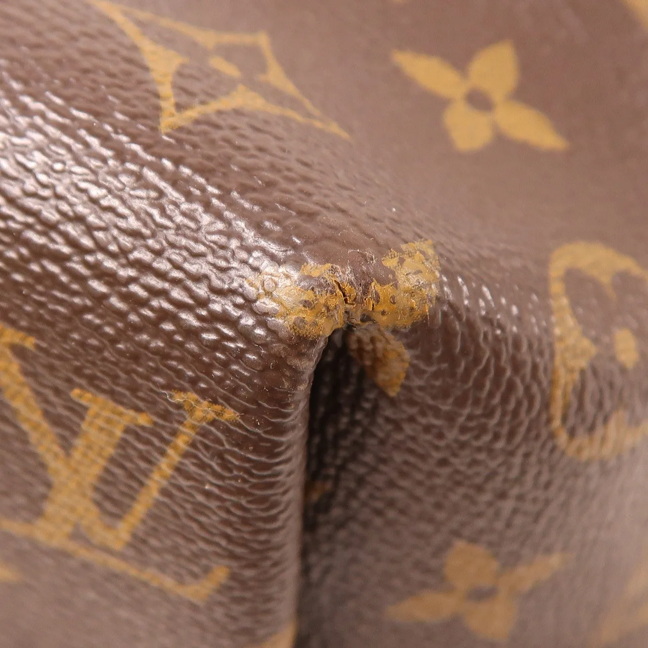 LOUIS VUITTON M48814 兩用包 塗層帆布 棕色 / Brown 塗層帆布 中古品A - 縮圖 6