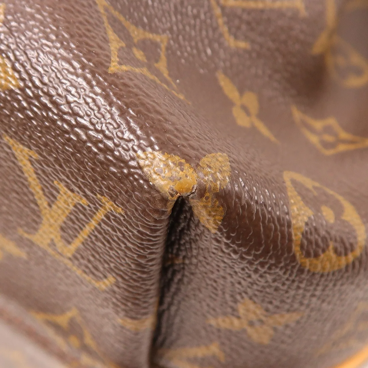 LOUIS VUITTON M48814 兩用包 塗層帆布 棕色 / Brown 塗層帆布 中古品A - 縮圖 8