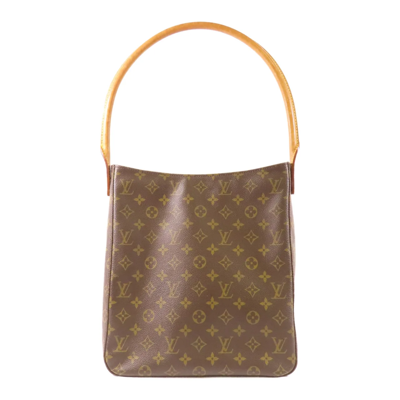 LOUIS VUITTON Loop M51145 Shoulder Bag Coated Canvas 棕色 / Brown