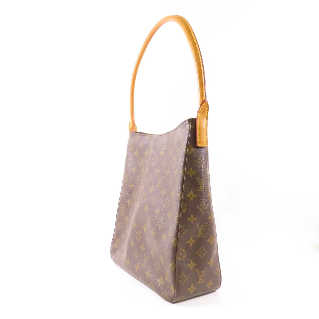 LOUIS VUITTON Loop M51145 肩背包 塗層帆布 棕色 / Brown 塗層帆布 中古品B - 縮圖 3