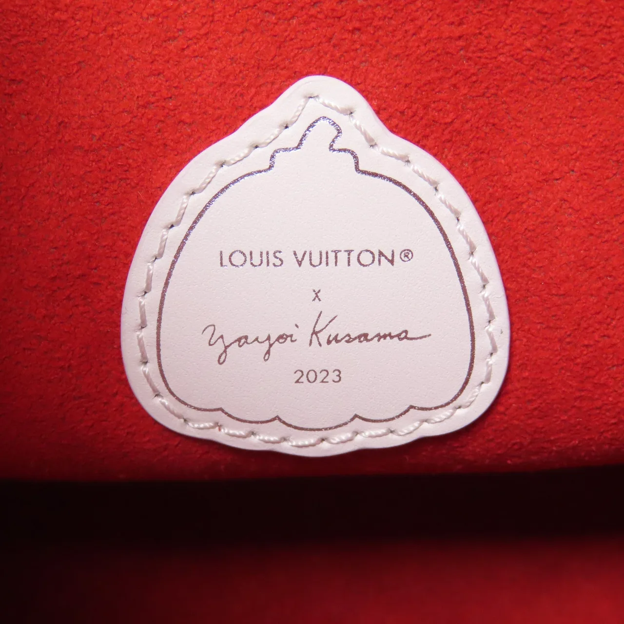 LOUIS VUITTON OnTheGo M46412 兩用包 牛皮 紅色 / Red/White 牛皮 中古品A - 縮圖 15