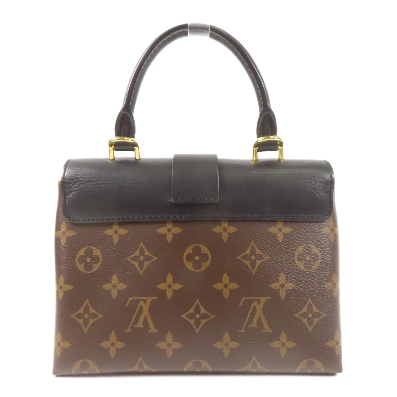 LOUIS VUITTON Locky M44141 兩用包 塗層帆布 棕色 / 黑色 / Black/Brown 塗層帆布 中古品B - 縮圖 2