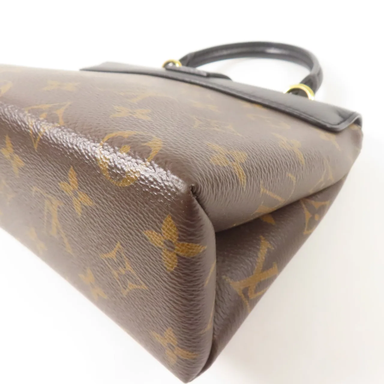 LOUIS VUITTON Locky M44141 兩用包 塗層帆布 棕色 / 黑色 / Black/Brown 塗層帆布 中古品B - 縮圖 9