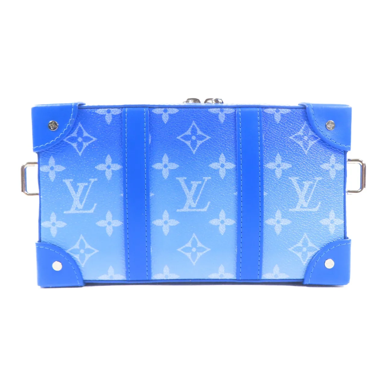 LOUIS VUITTON Soft Trunk M45432 肩背包 塗層帆布 藍色 / Blue 塗層帆布 中古品A - 縮圖 2