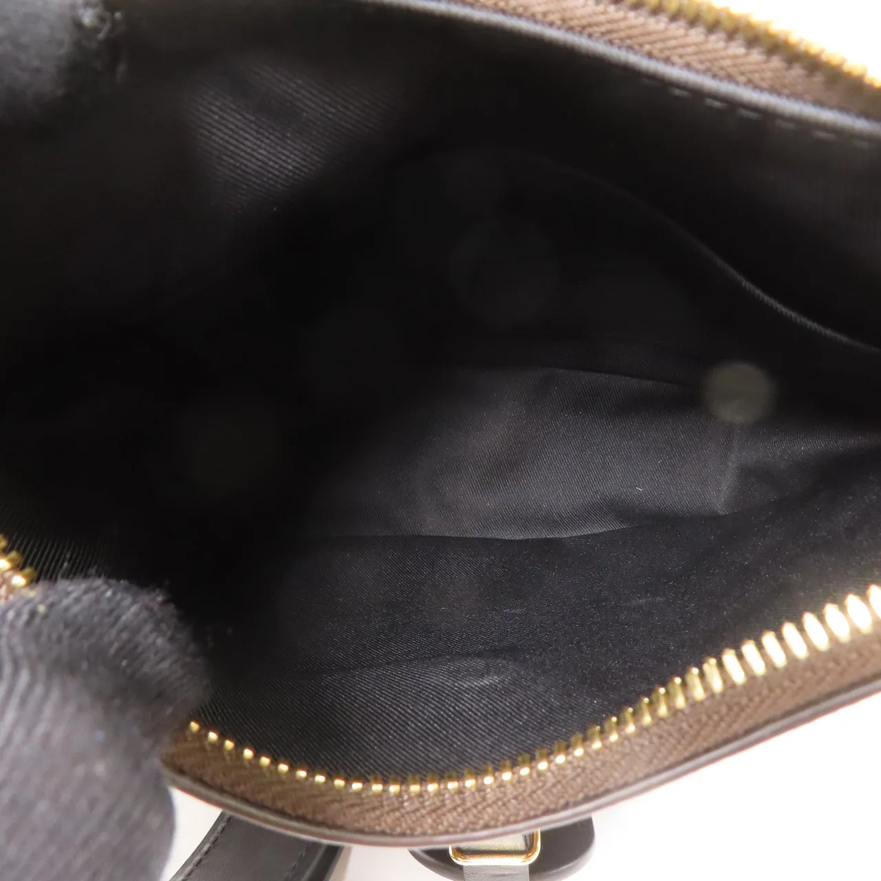 LOUIS VUITTON Odeon M45832 肩背包 塗層帆布 棕色 / Brown 塗層帆布 中古品A - 縮圖 5