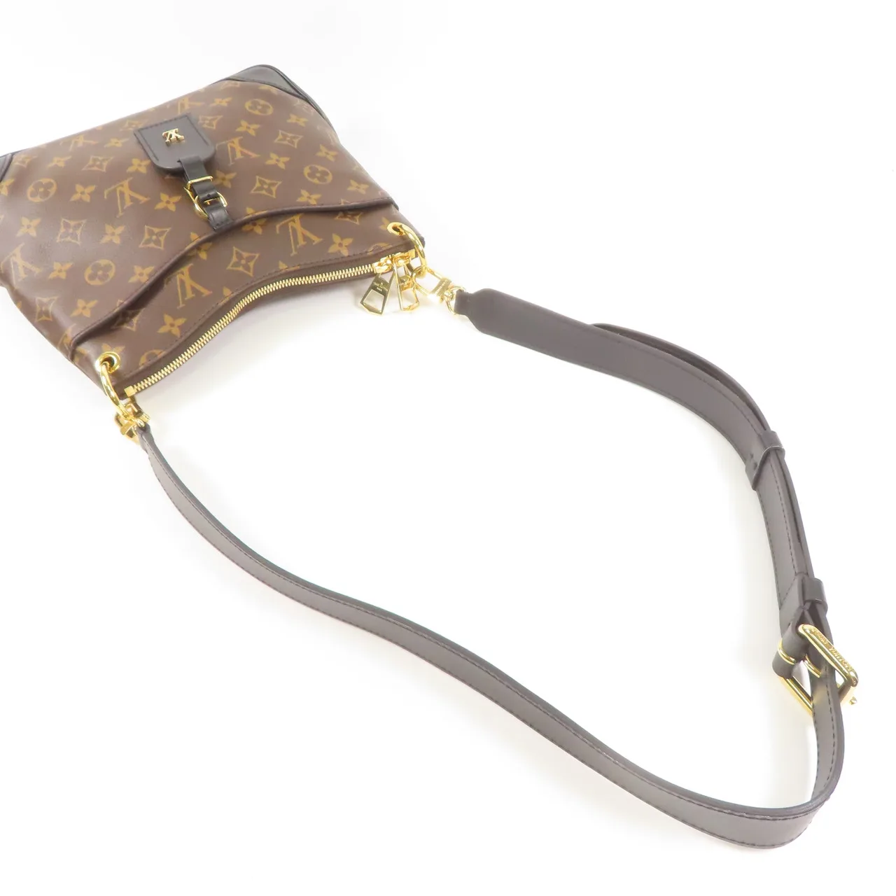 LOUIS VUITTON Odeon M45832 肩背包 塗層帆布 棕色 / Brown 塗層帆布 中古品A - 縮圖 6