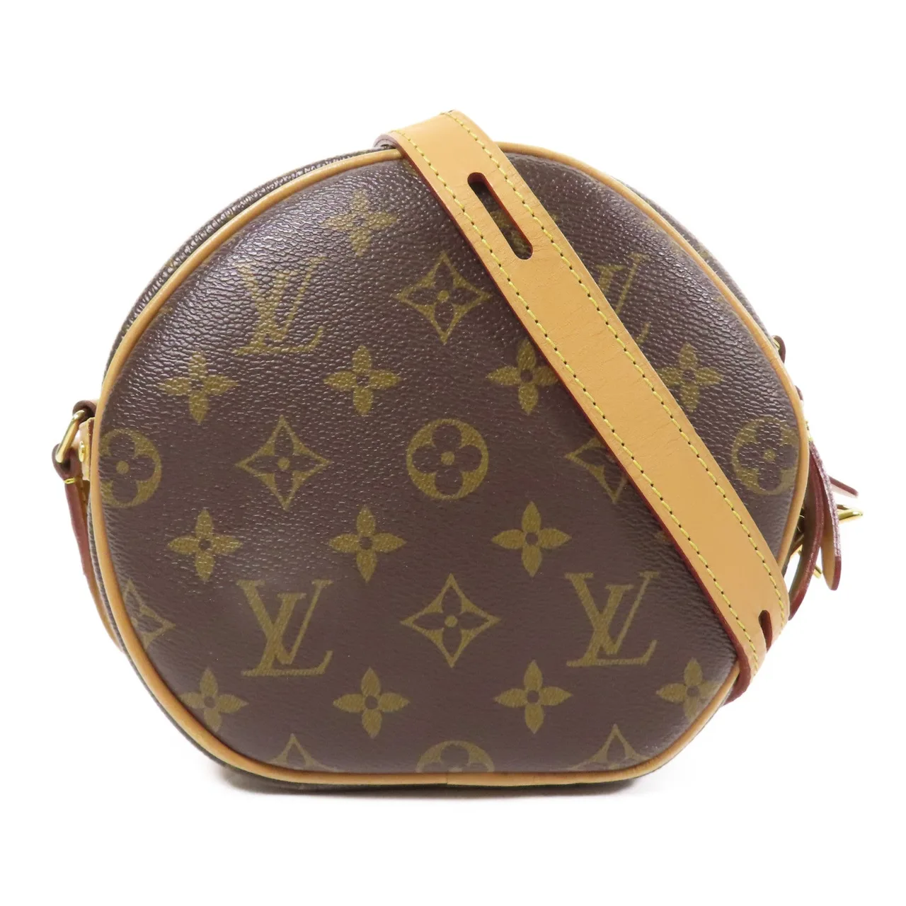 LOUIS VUITTON Boite Chapeau Souple M45578 Shoulder Bag Coated Canvas 棕色 / Brown