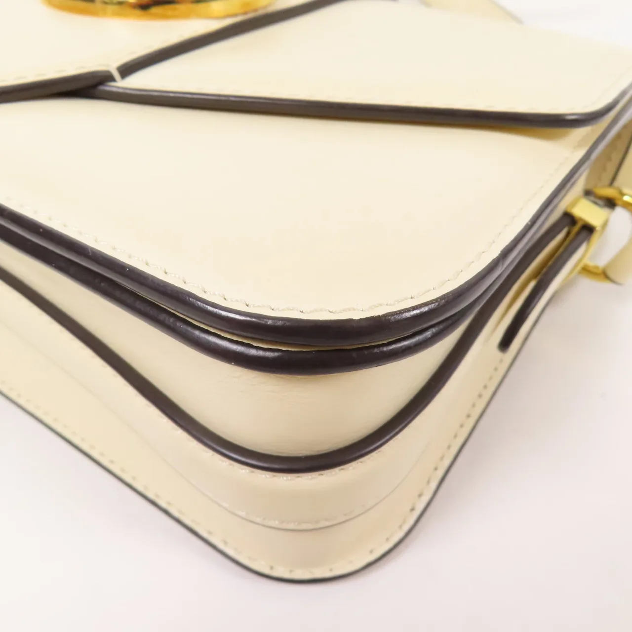 LOUIS VUITTON Pont 9 M55950 肩背包 牛皮 白色 / Ivory 牛皮 中古品B - 縮圖 6