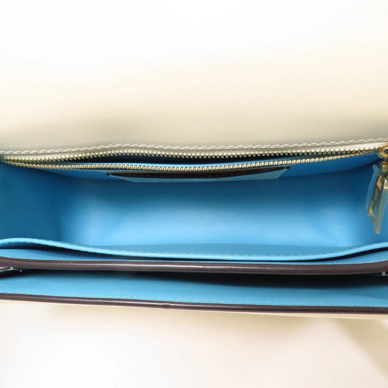 LOUIS VUITTON Pont 9 M55950 肩背包 牛皮 白色 / Ivory 牛皮 中古品B - 縮圖 14