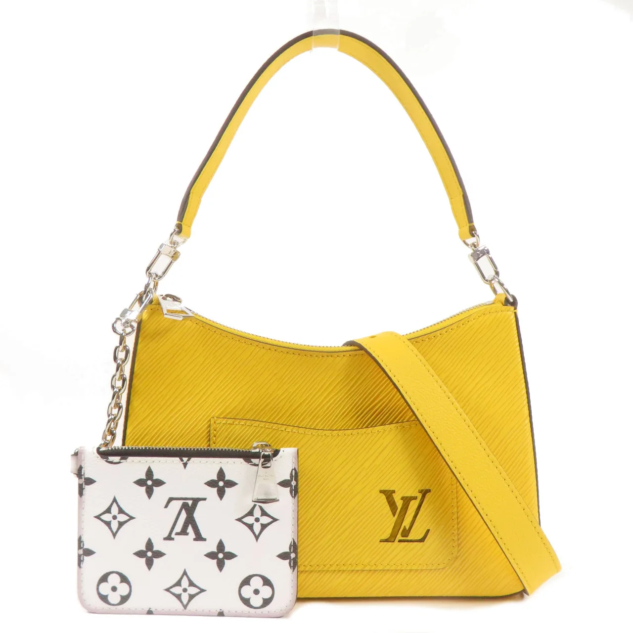 LOUIS VUITTON Marelle M80688 2-Way Bag Calfskin 黃色 / Yellow