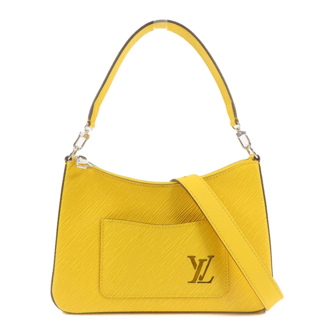 LOUIS VUITTON Marelle M80688 兩用包 牛皮 黃色 / Yellow 牛皮 中古品A - 縮圖 2