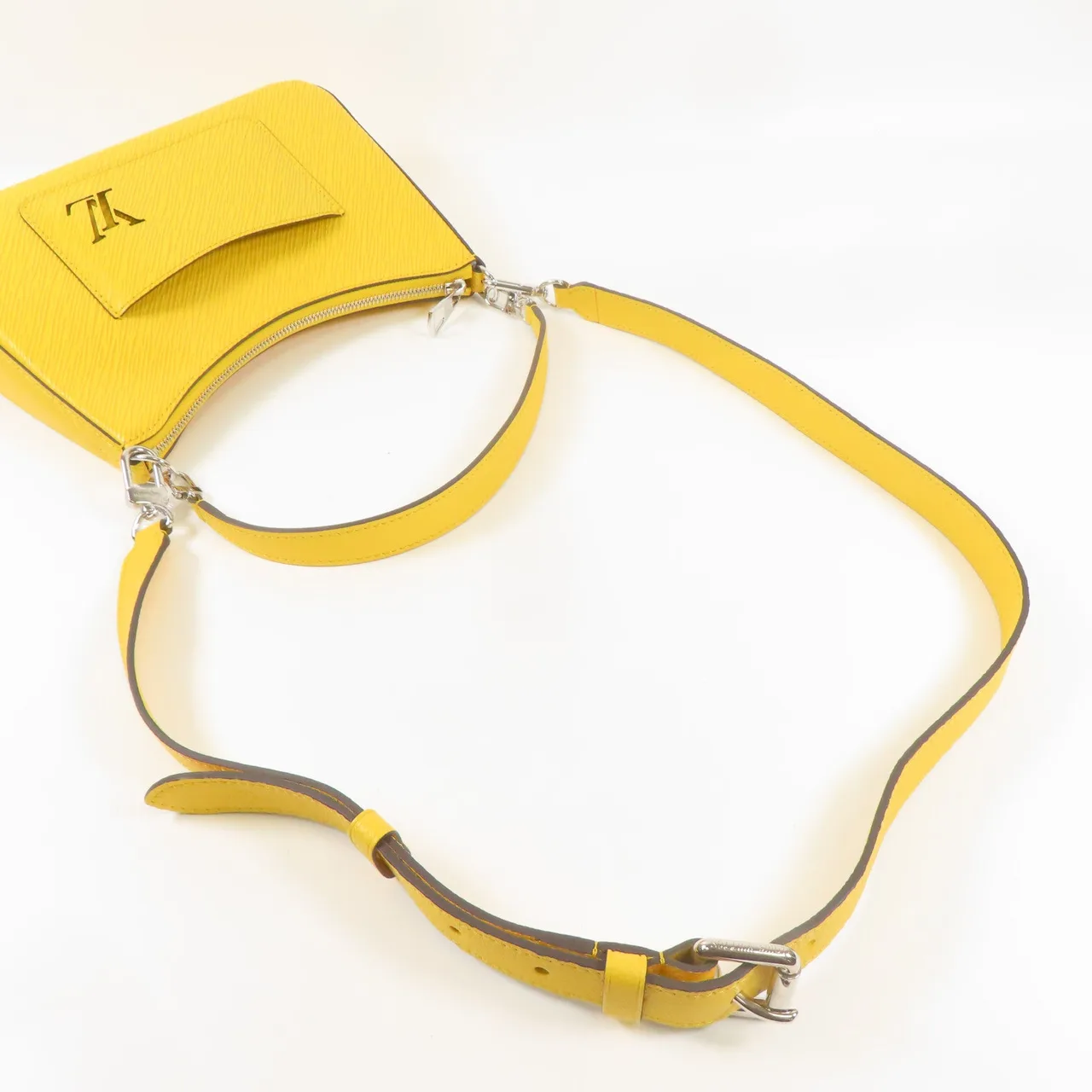 LOUIS VUITTON Marelle M80688 兩用包 牛皮 黃色 / Yellow 牛皮 中古品A - 縮圖 12