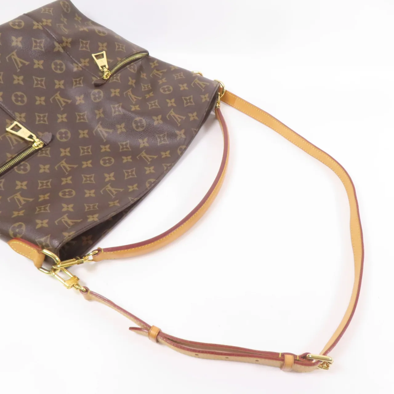 LOUIS VUITTON M41544 兩用包 塗層帆布 棕色 / Brown 塗層帆布 中古品B - 縮圖 8