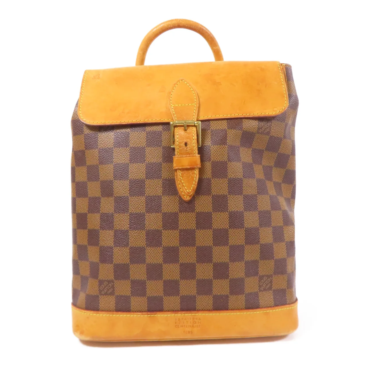 LOUIS VUITTON N99038 Backpack Coated Canvas 棕色 / Brown