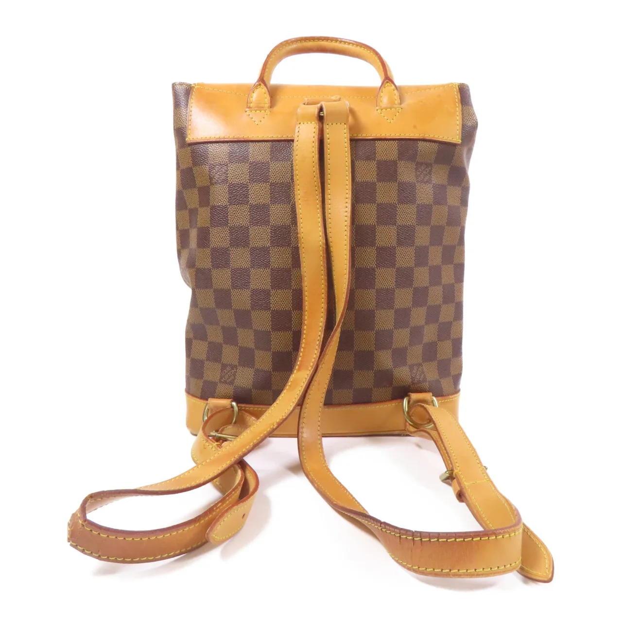 LOUIS VUITTON N99038 背包 塗層帆布 棕色 / Brown 塗層帆布 中古品C - 縮圖 2