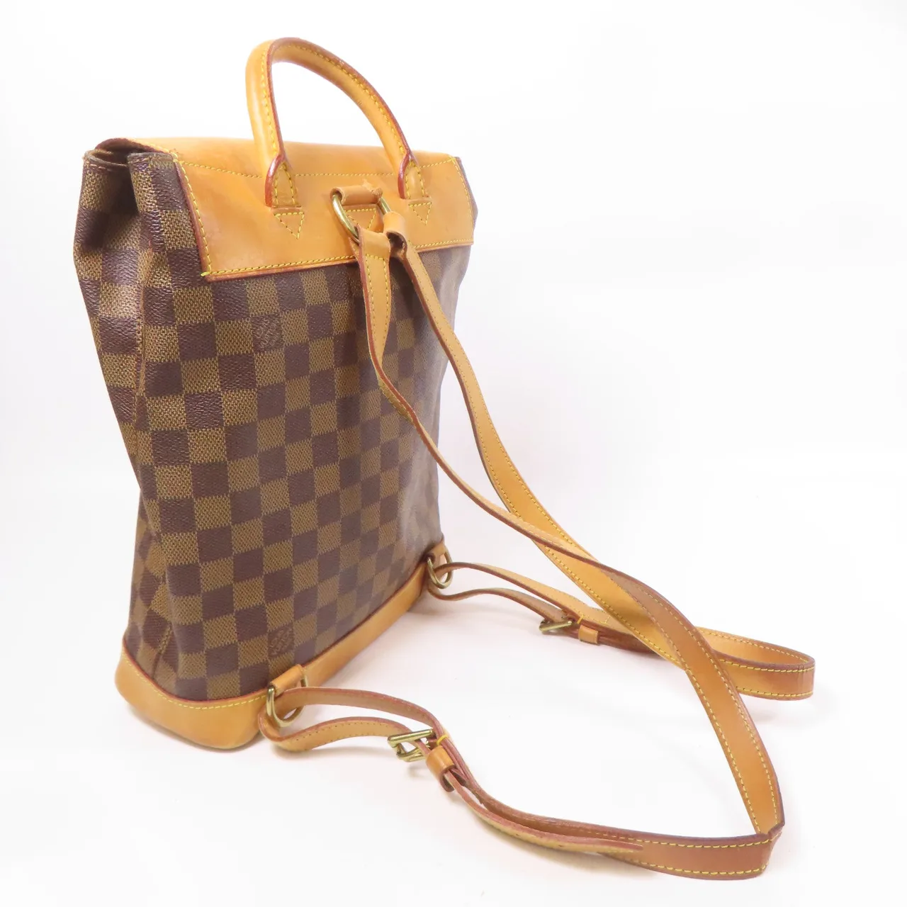 LOUIS VUITTON N99038 背包 塗層帆布 棕色 / Brown 塗層帆布 中古品C - 縮圖 11
