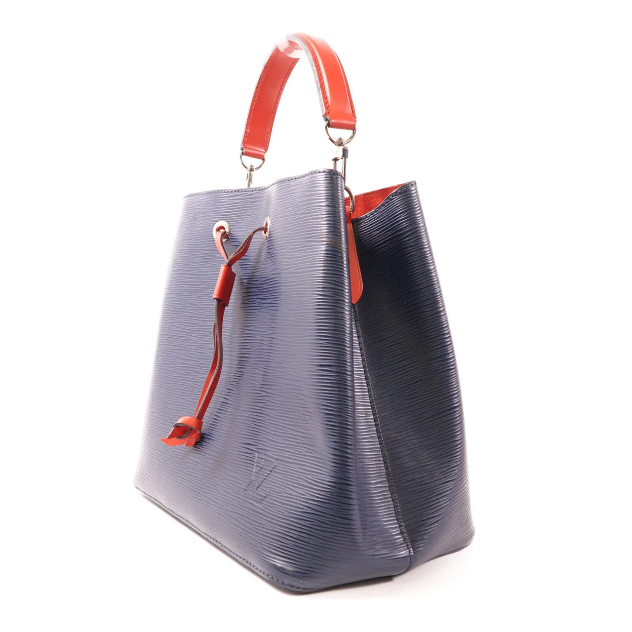 LOUIS VUITTON NeoNoe M54367 兩用包 牛皮 海軍藍 / Indigo/Coquelicot 牛皮 中古品C - 縮圖 3