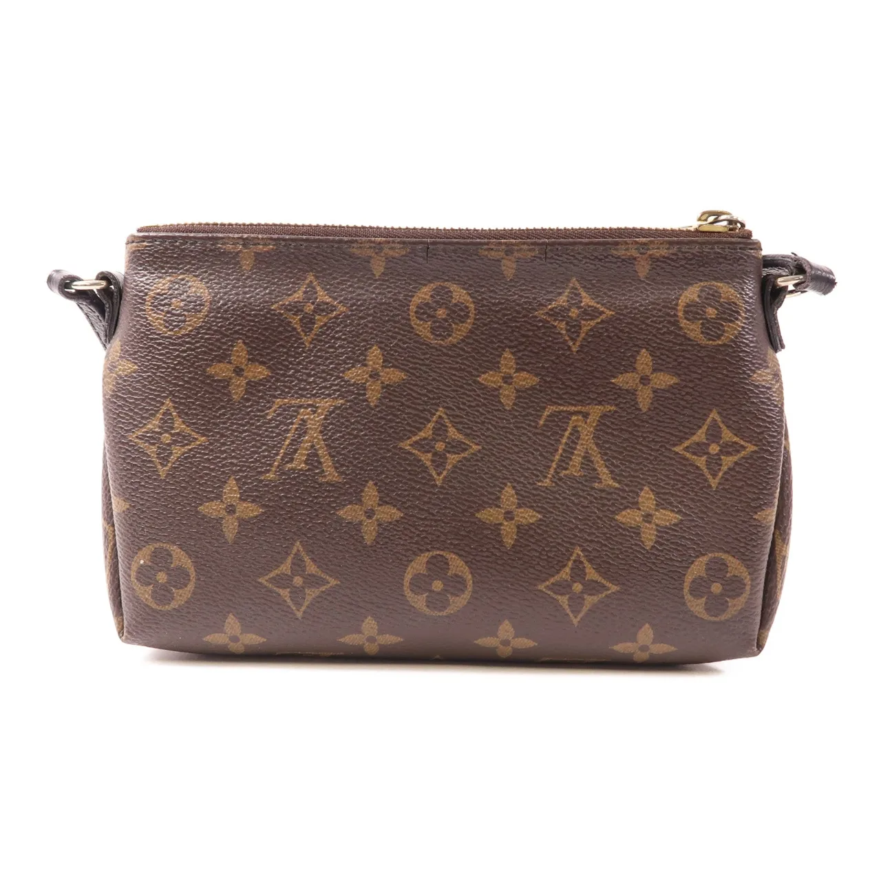 LOUIS VUITTON Pallas M41639 肩背包 塗層帆布 棕色 / 黑色 / Brown 塗層帆布 中古品C - 縮圖 2