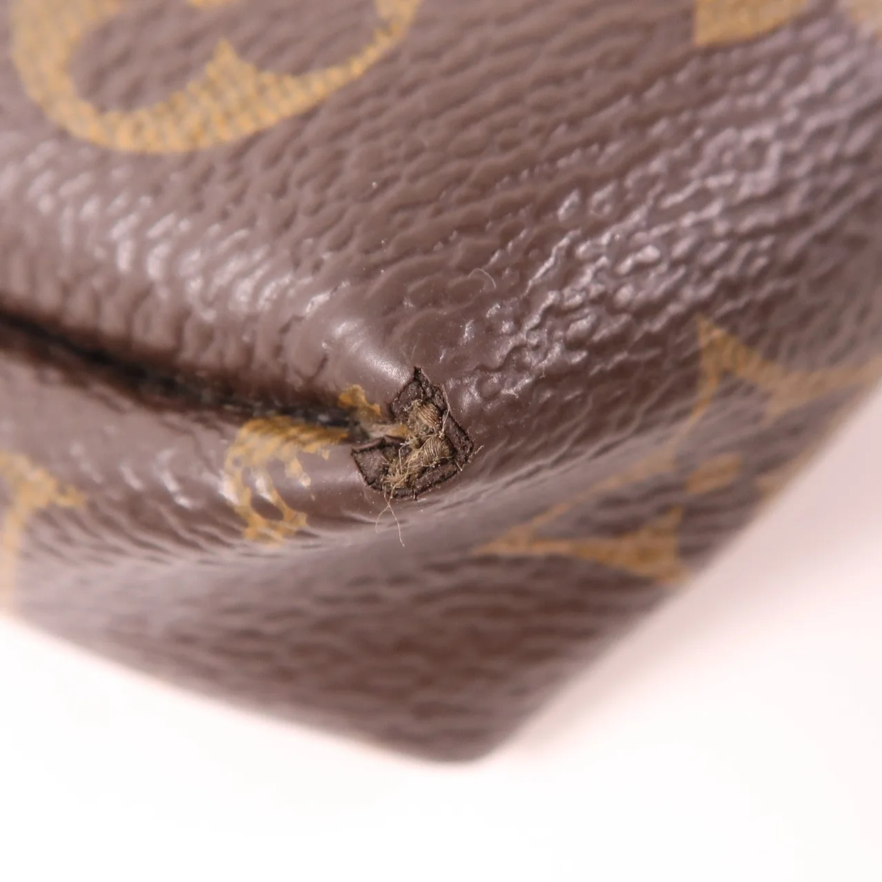 LOUIS VUITTON Pallas M41639 肩背包 塗層帆布 棕色 / 黑色 / Brown 塗層帆布 中古品C - 縮圖 10