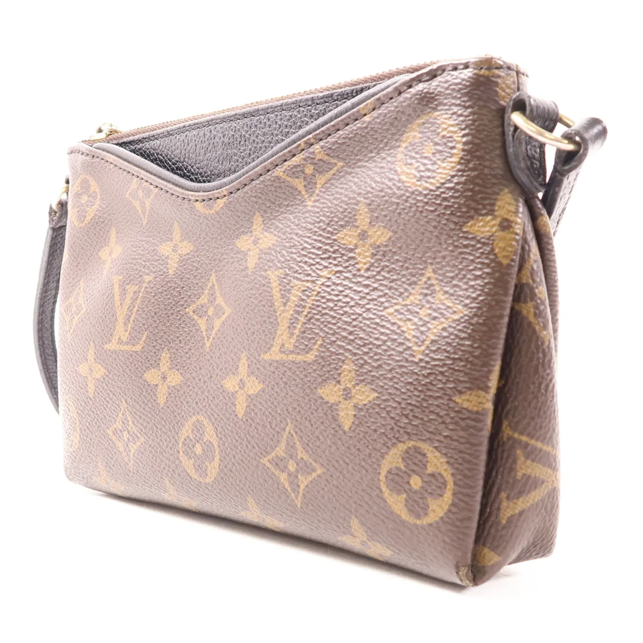 LOUIS VUITTON Pallas M41639 肩背包 塗層帆布 棕色 / Brown 塗層帆布 中古品C - 縮圖 3