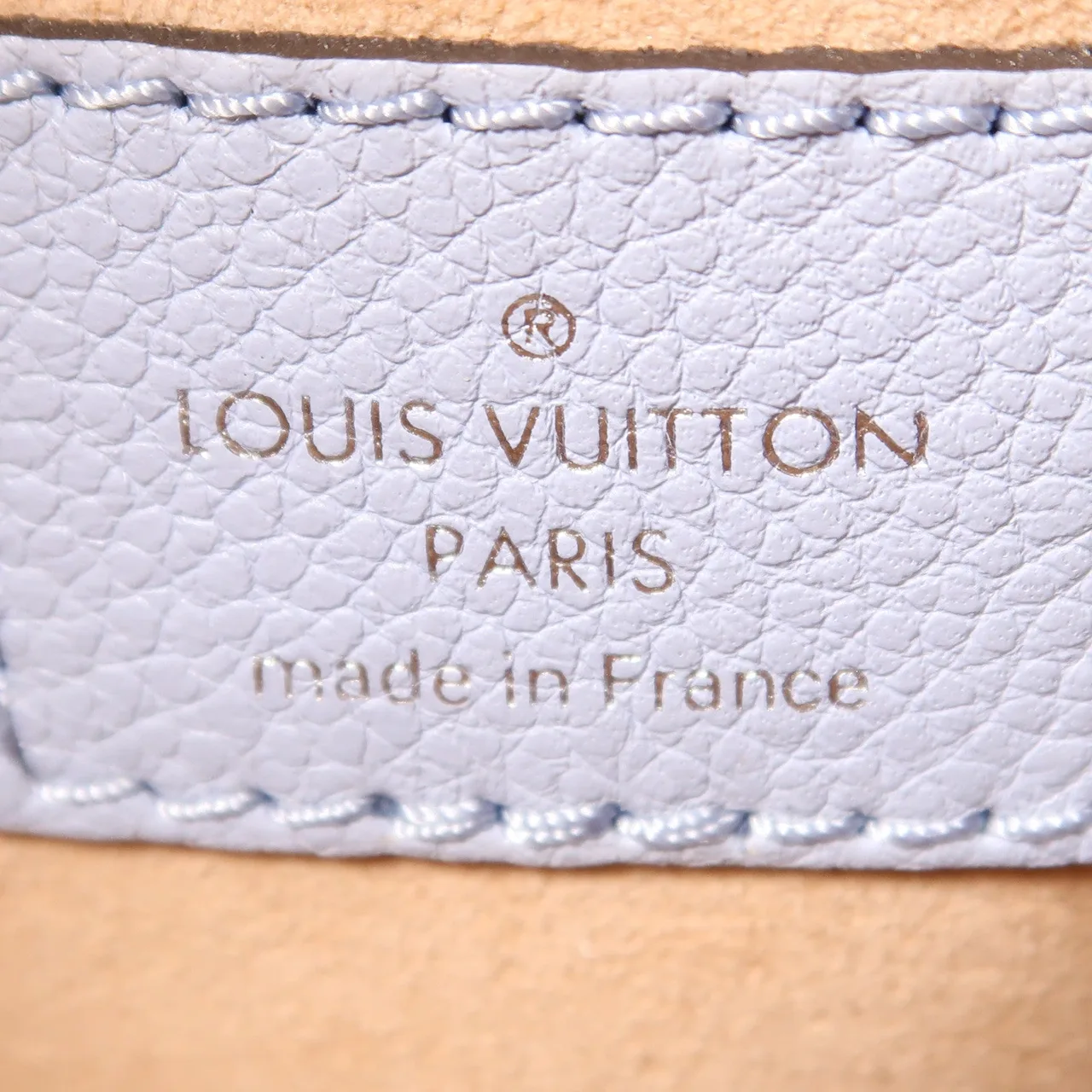 LOUIS VUITTON Marelle M59486 兩用包 牛皮 藍色 / Light Blue 牛皮 中古品A - 縮圖 6