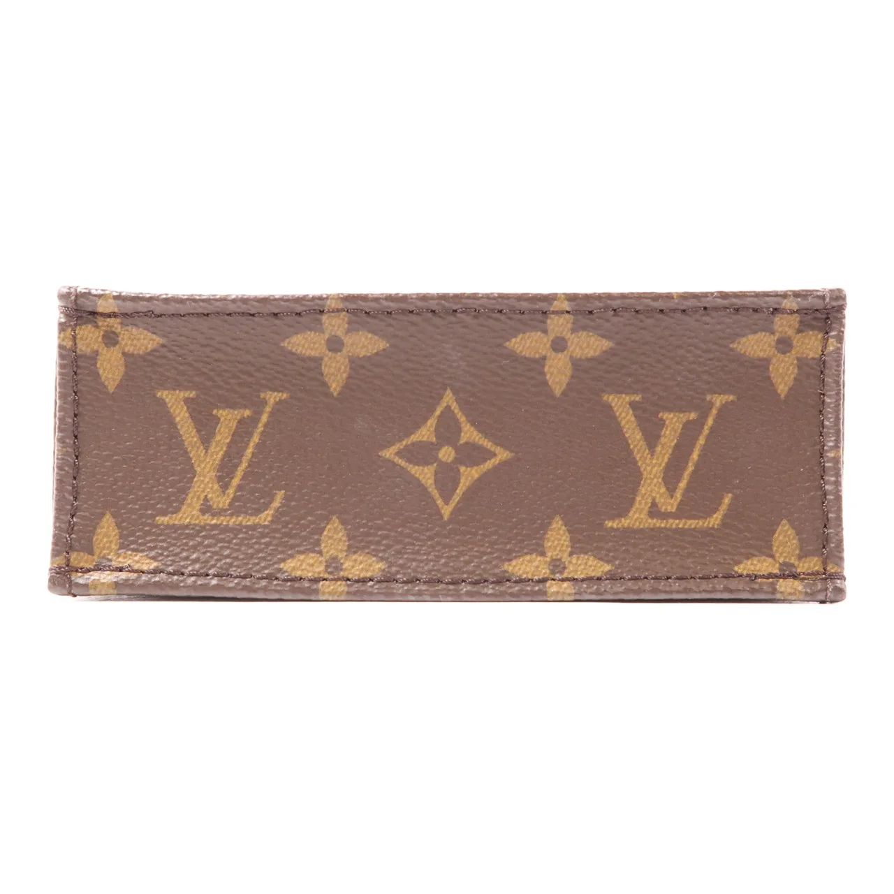 LOUIS VUITTON Petit Sac Plat M81295 兩用包 塗層帆布 棕色 / Brown 塗層帆布 中古品A - 縮圖 4