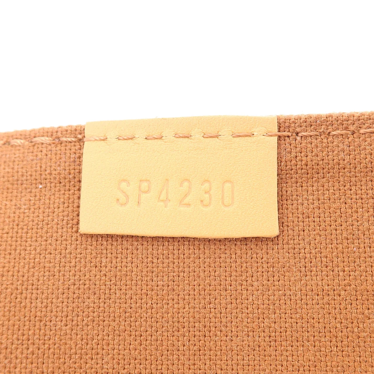 LOUIS VUITTON Petit Sac Plat M81295 兩用包 塗層帆布 棕色 / Brown 塗層帆布 中古品A - 縮圖 7