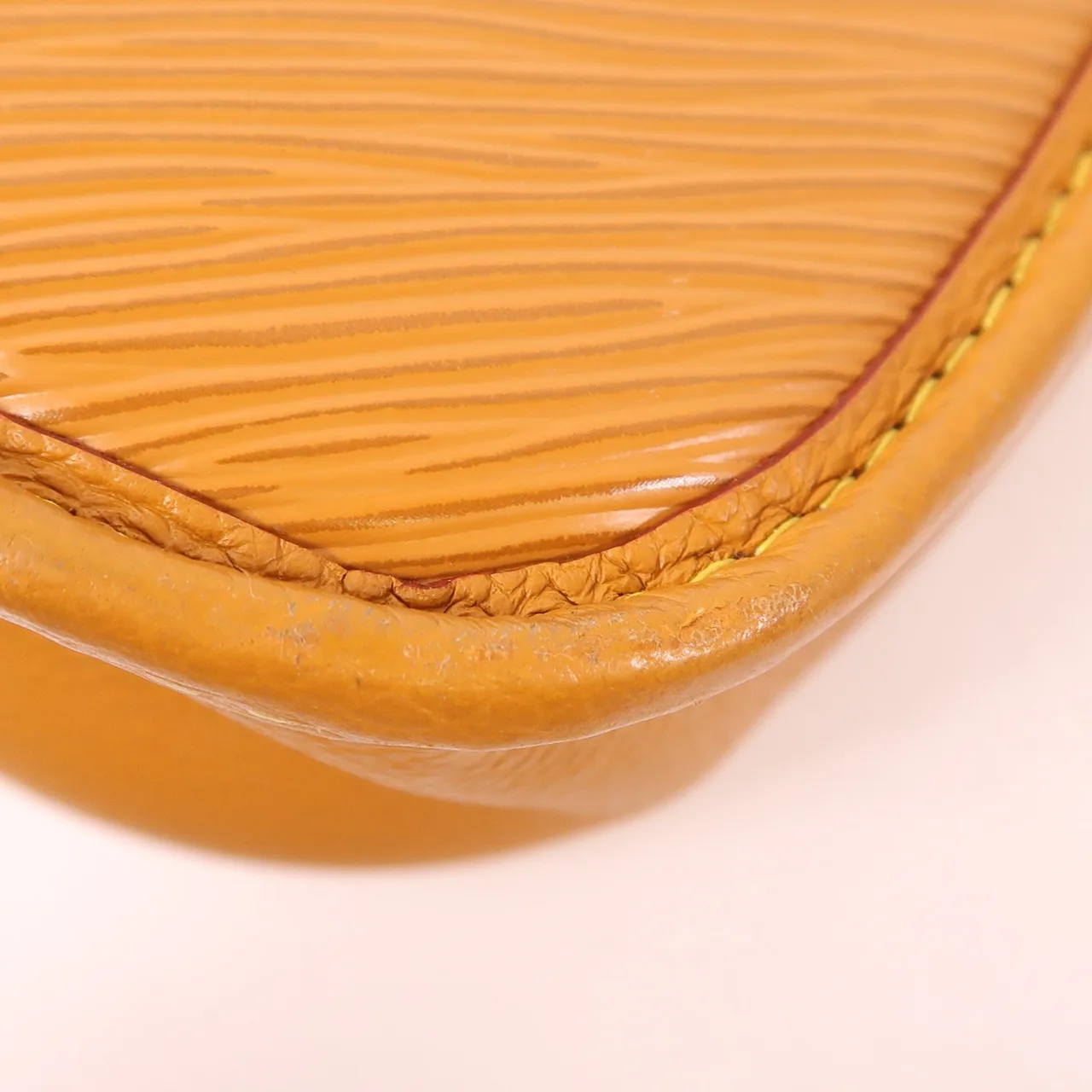 LOUIS VUITTON Buci M59459 肩背包 牛皮 棕色 / Gold Honey 牛皮 中古品A - 縮圖 10