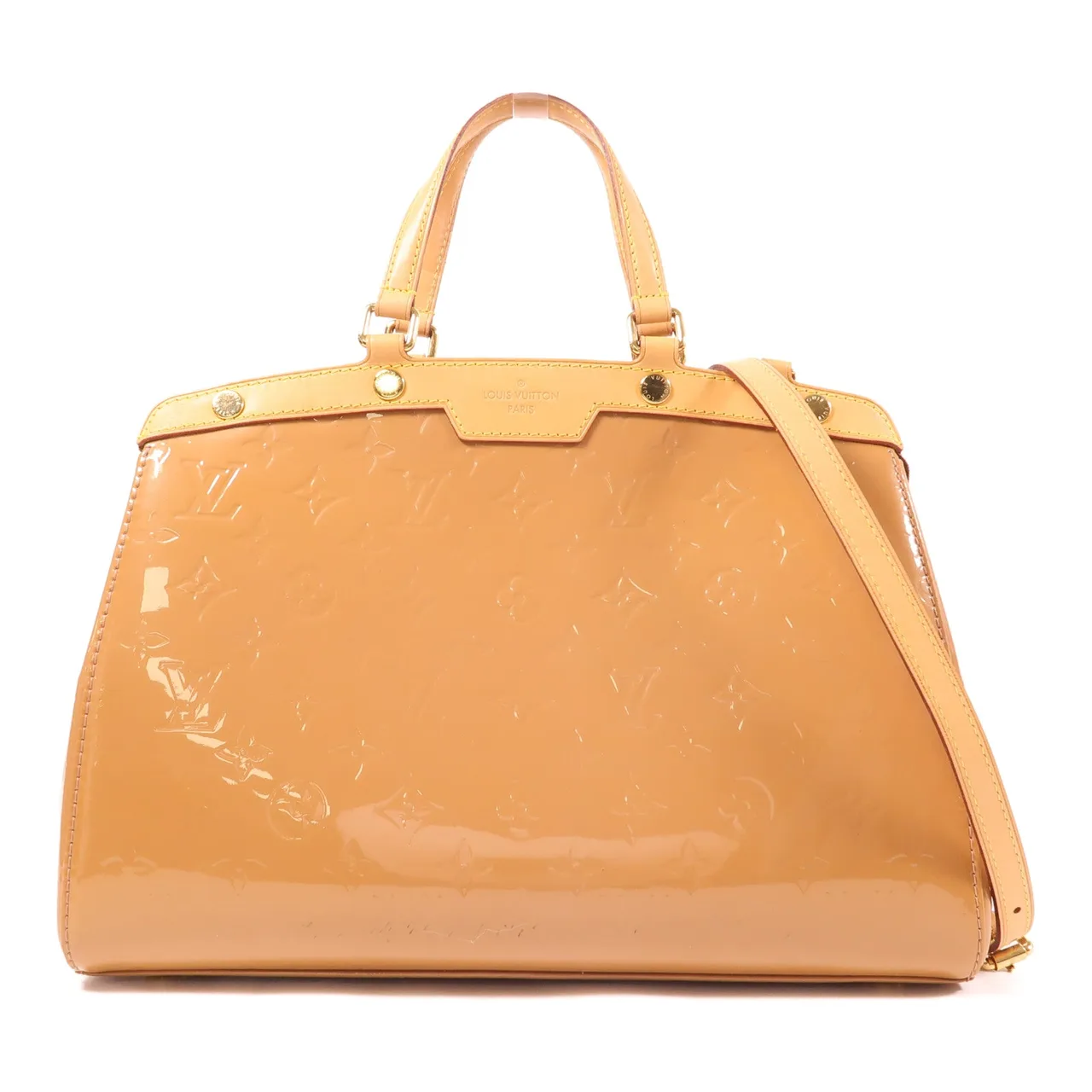 LOUIS VUITTON Brea M91588 2-Way Bag Leather 米色 / Beige