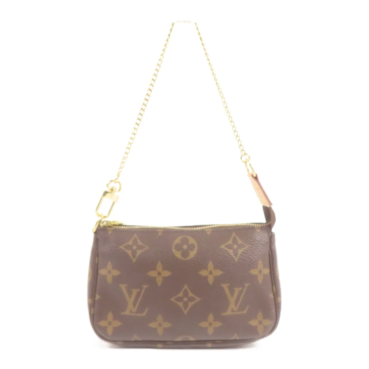 LOUIS VUITTON Pochette Accessoires M58009 Bag Coated Canvas 棕色 / Brown