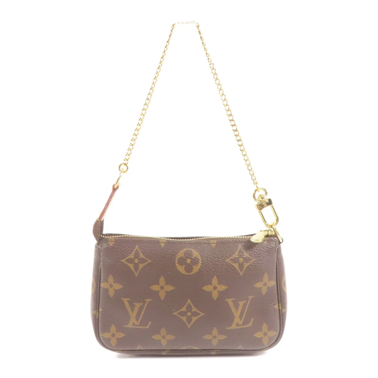 LOUIS VUITTON Pochette Accessoires M58009 化妝箱包 塗層帆布 棕色 / Brown 塗層帆布 中古品B - 縮圖 2