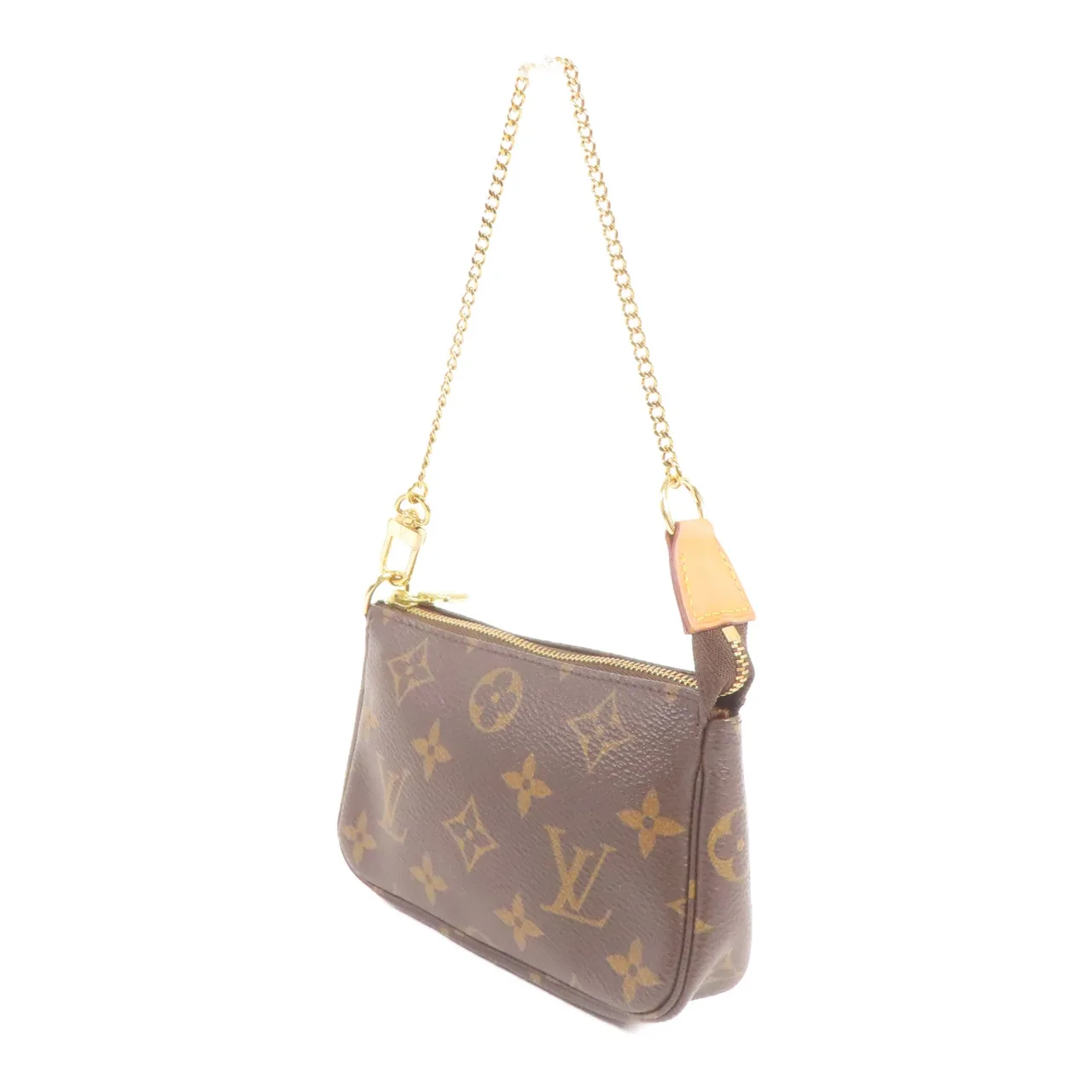LOUIS VUITTON Pochette Accessoires M58009 化妝箱包 塗層帆布 棕色 / Brown 塗層帆布 中古品B - 縮圖 3
