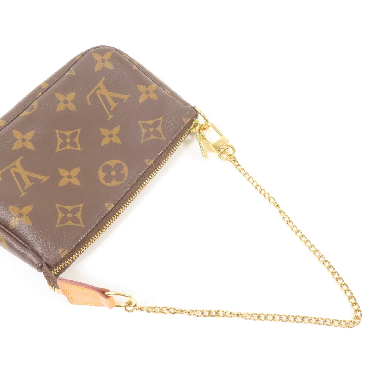 LOUIS VUITTON Pochette Accessoires M58009 化妝箱包 塗層帆布 棕色 / Brown 塗層帆布 中古品B - 縮圖 9
