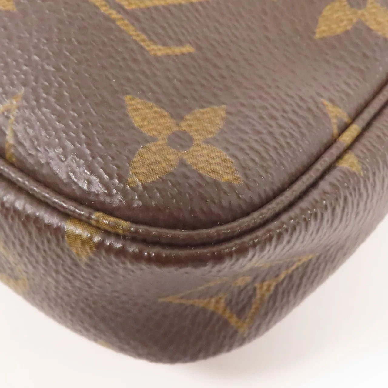 LOUIS VUITTON Pochette Accessoires M58009 化妝箱包 塗層帆布 棕色 / Brown 塗層帆布 中古品B - 縮圖 13