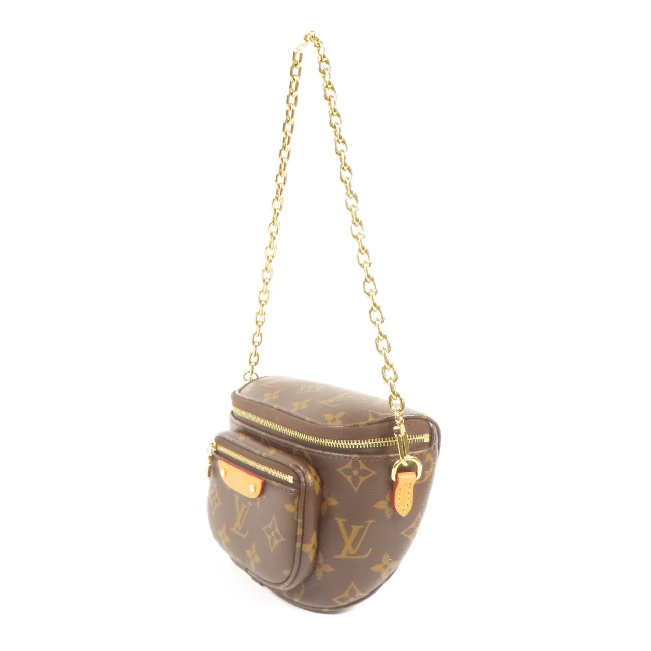 LOUIS VUITTON Bumbag M82335 兩用包 塗層帆布 棕色 / Brown 塗層帆布 中古品A - 縮圖 3