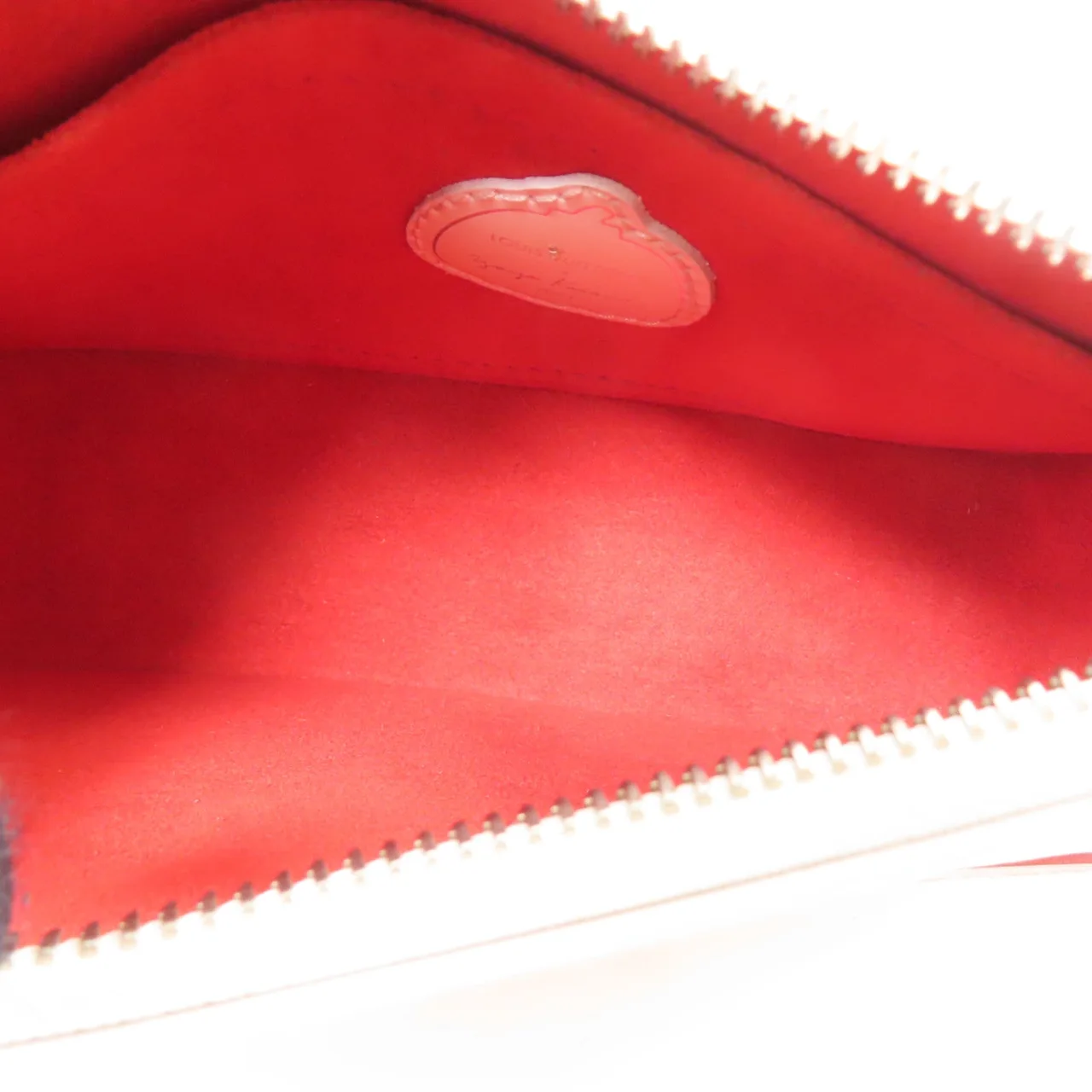 LOUIS VUITTON Marellini M21759 兩用包 牛皮 白色 / 紅色 / White/Red 牛皮 中古品A - 縮圖 5