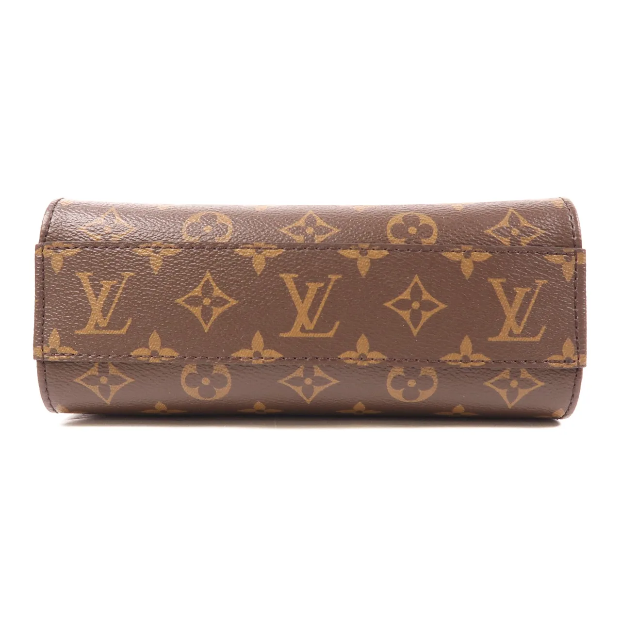 LOUIS VUITTON Sac Plat M45847 兩用包 塗層帆布 棕色 / Brown 塗層帆布 中古品A - 縮圖 4