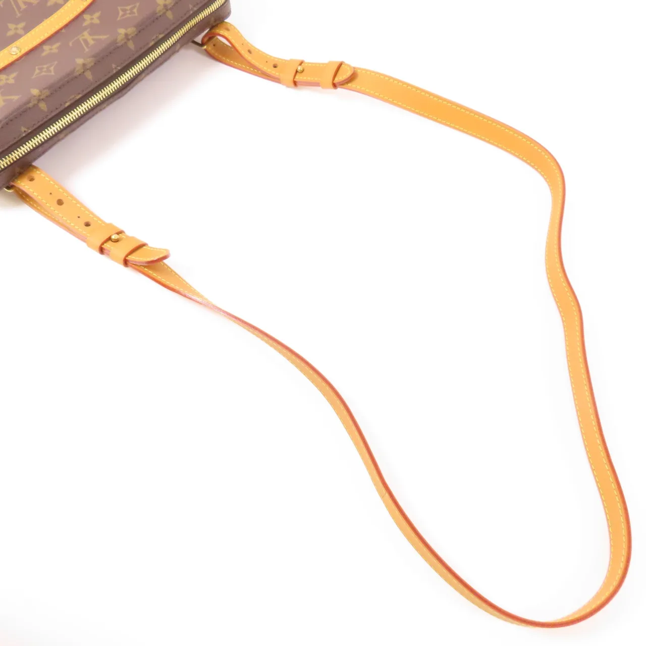 LOUIS VUITTON Soft Trunk M68494 肩背包 塗層帆布 棕色 / Brown 塗層帆布 中古品A - 縮圖 5