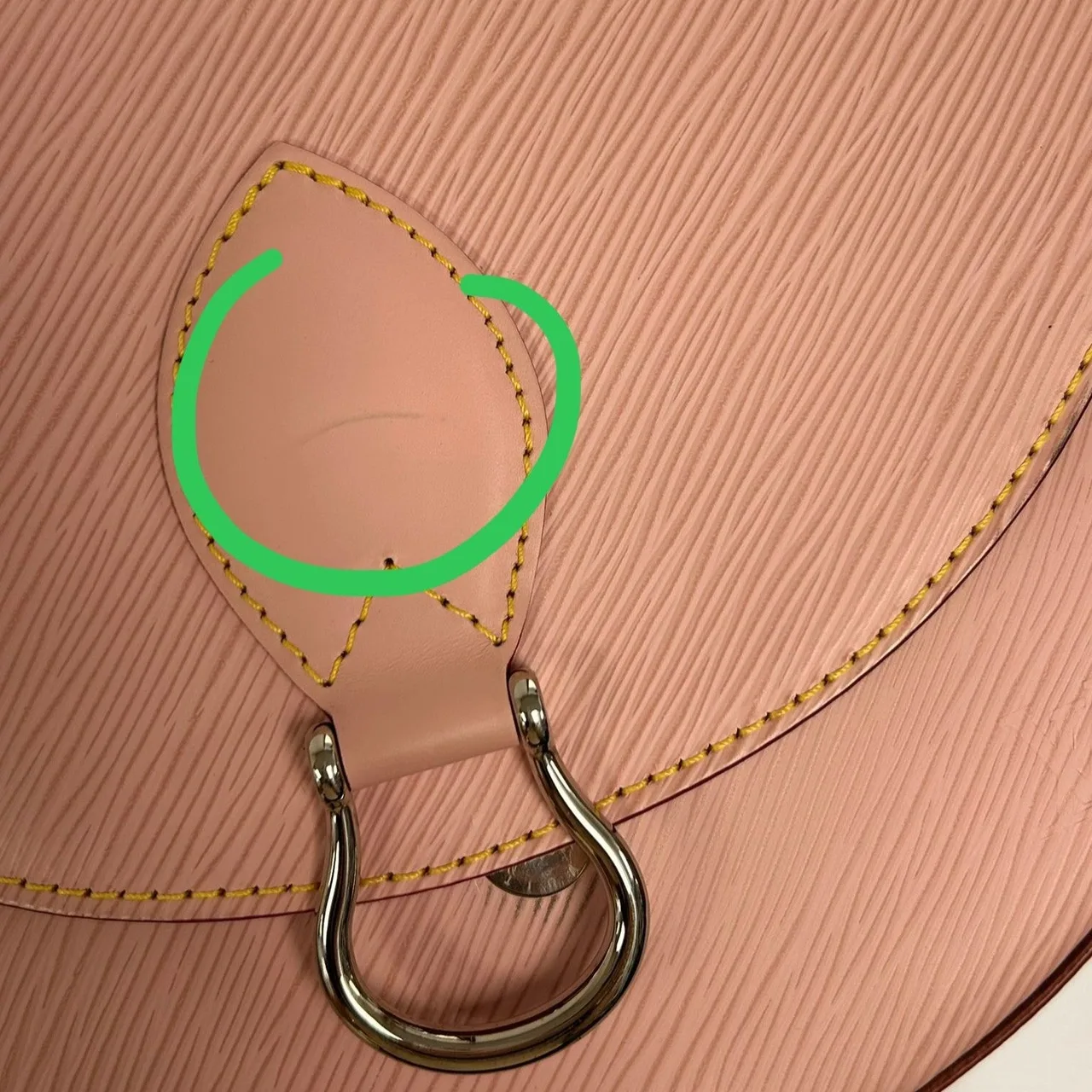 LOUIS VUITTON M54155 肩背包 牛皮 粉色 / Pink 牛皮 中古品A - 縮圖 14