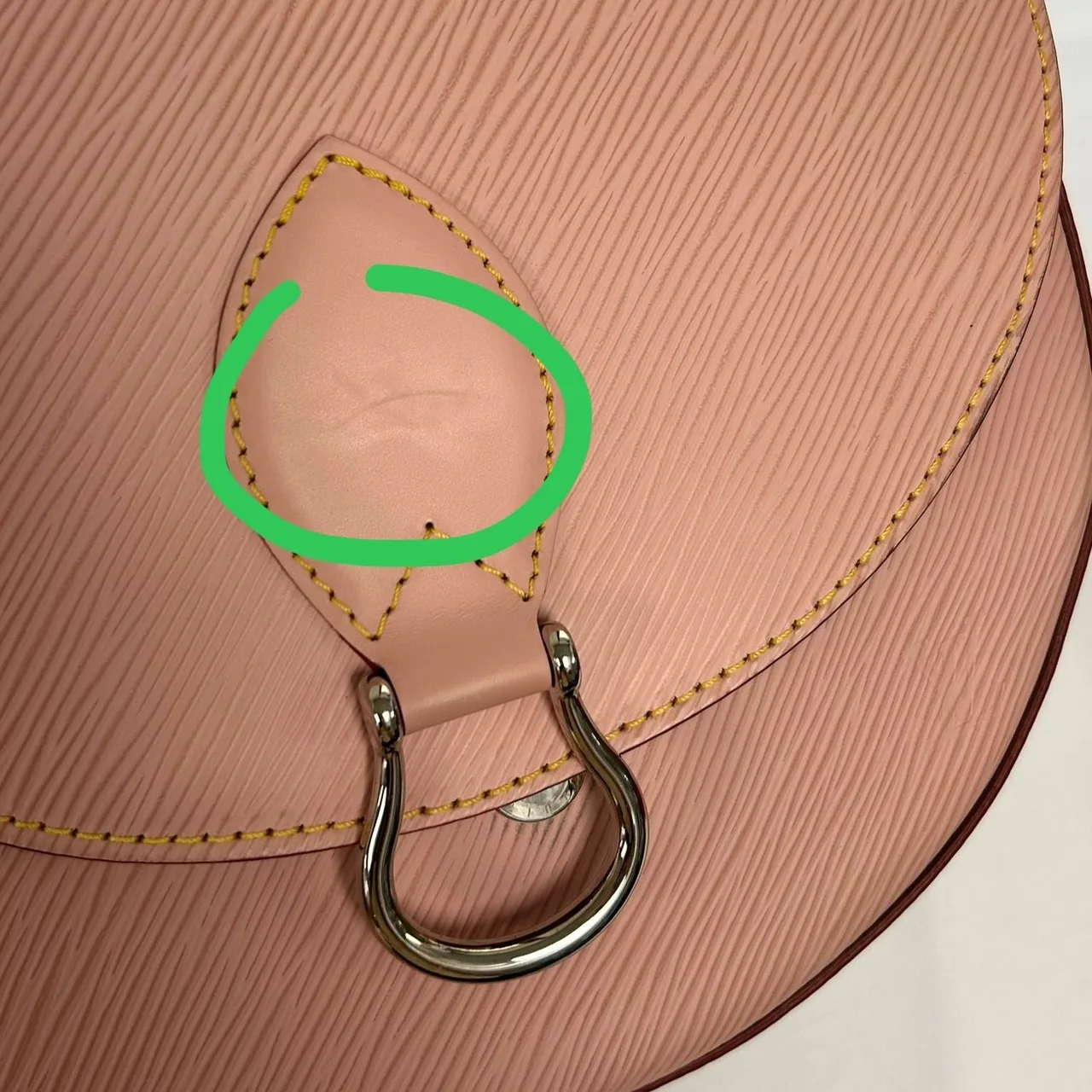 LOUIS VUITTON M54155 肩背包 牛皮 粉色 / Pink 牛皮 中古品A - 縮圖 15