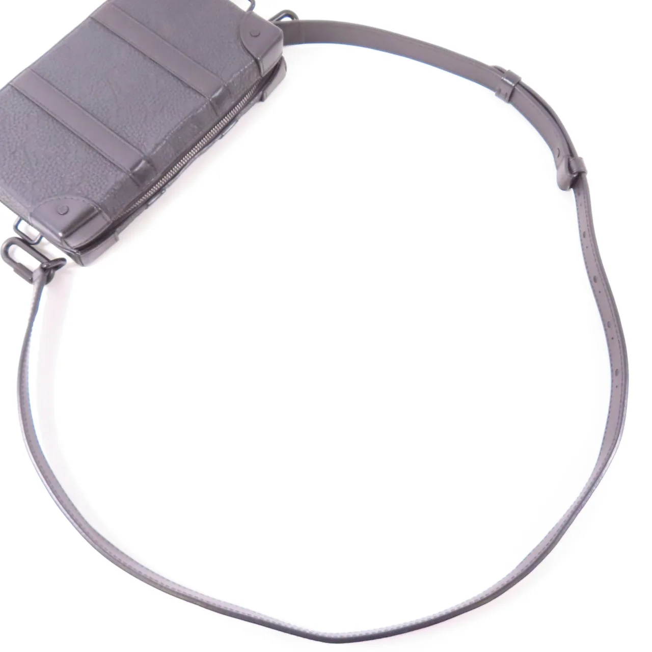 LOUIS VUITTON Soft Trunk M80224 肩背包 牛皮 黑色 / Black 牛皮 中古品A - 縮圖 5